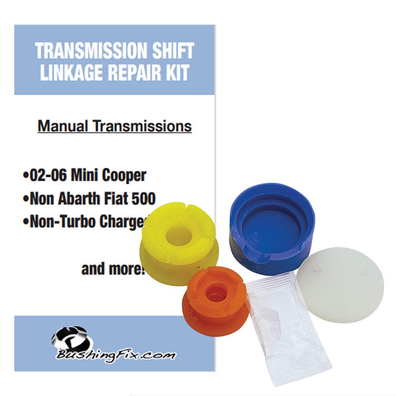 BushingFix.com BushingFix NA1Kit Manual Transmission Shift Cable Bushing Repair Kit, Shift Cable Bushing Repair Kit, Compatible with Fiat 500 Manual Transmission Non-Abarth or Turbo Models, Mini Coopers and Porsche - Image 1